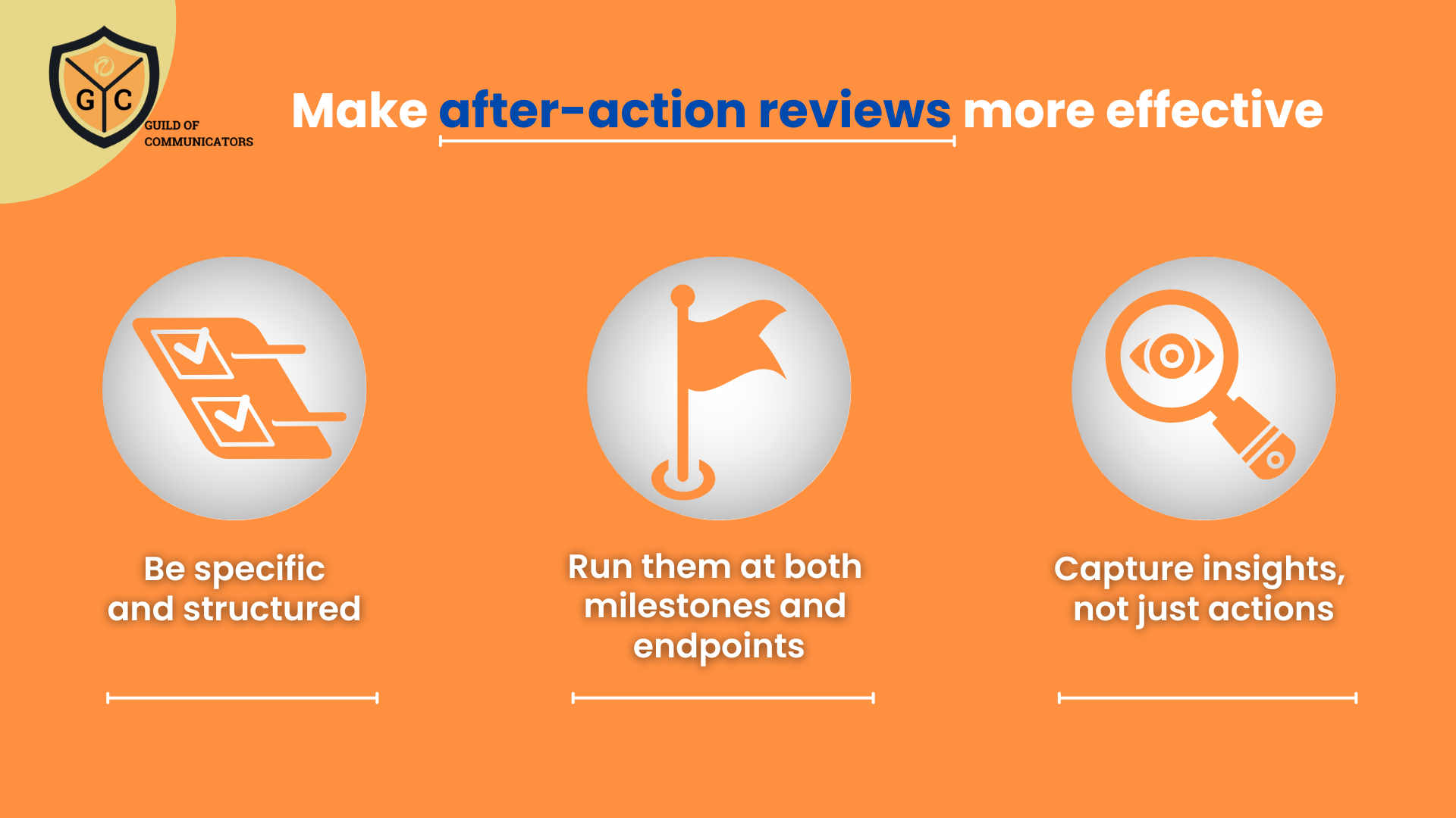 Read more about the article Preparing for an effective after-action review